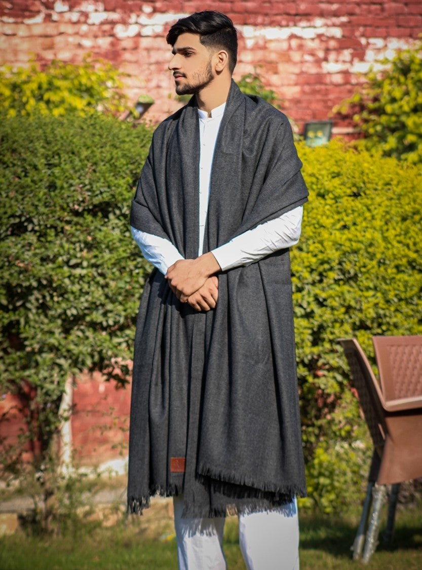 Woolen Shawl are made from Bannu wool in Pakistan and represent men woolen fashion and winter wear