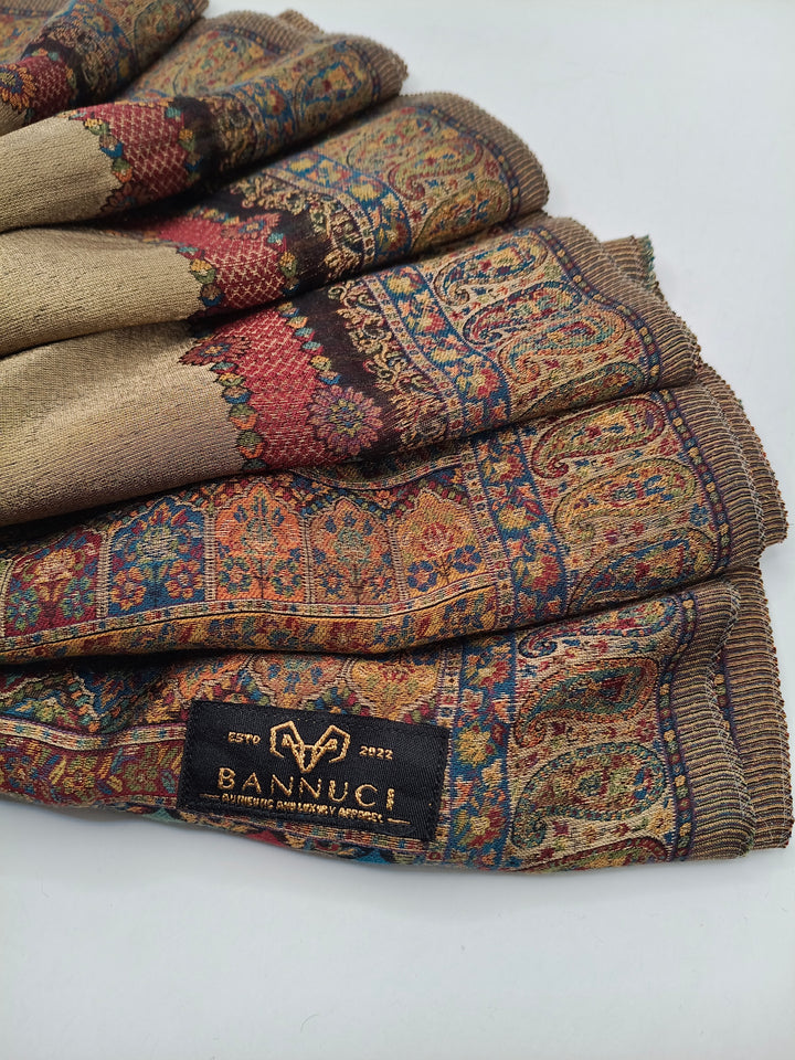 Premium Quality And Soft Moonlight  Multi Color  kani Pashmina Shawl
