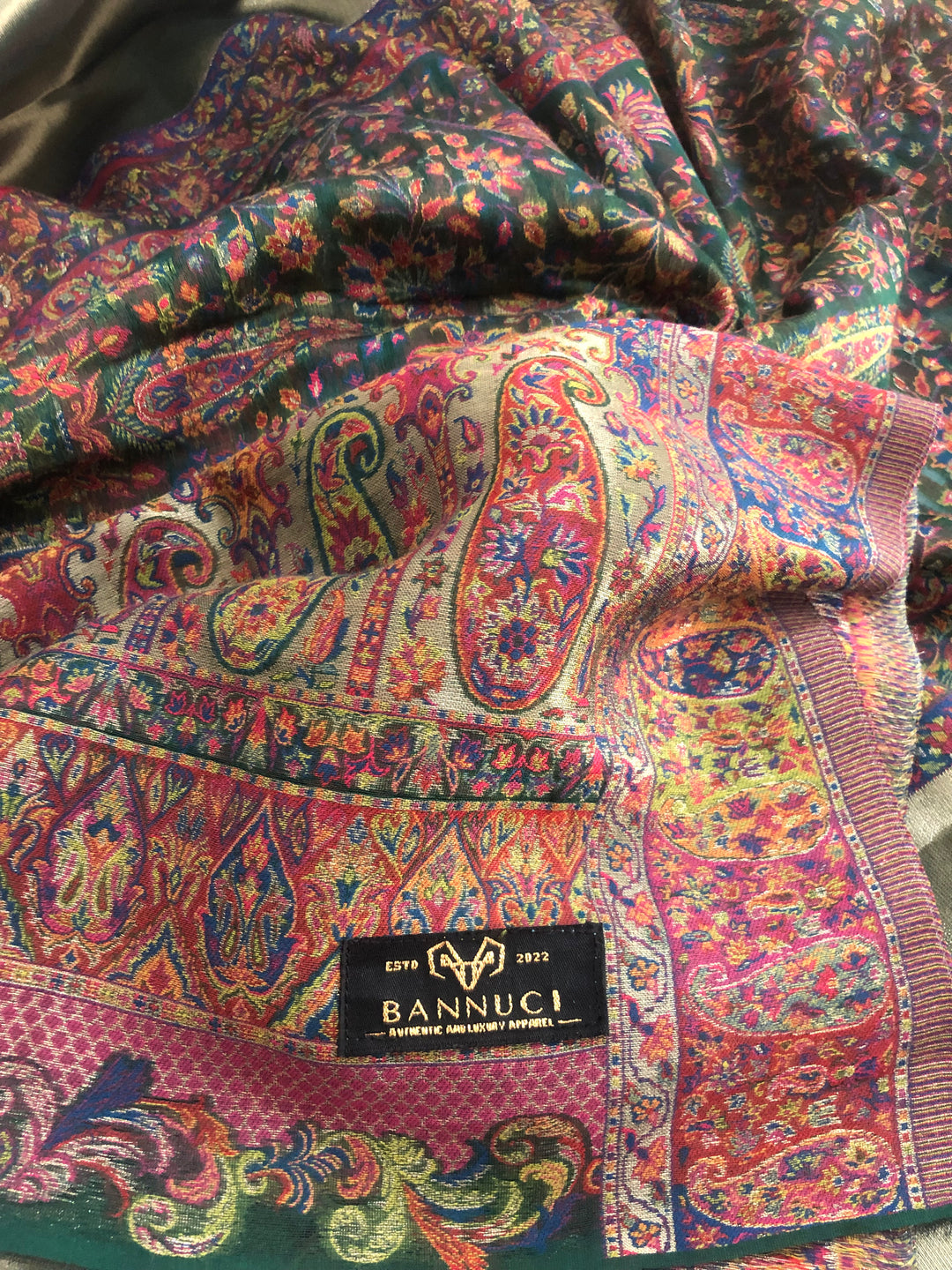 Premium Quality Moonlight Multicolor Pashmina Cashmere Shawl