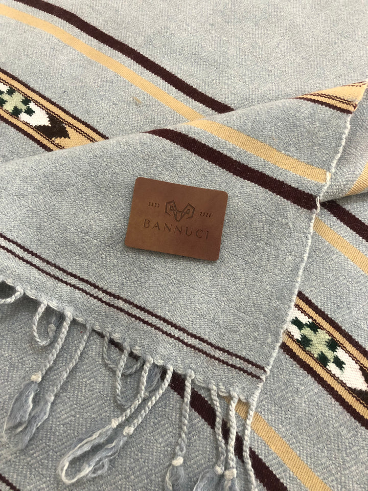 Premium Quality light grey silver stripped design muffler