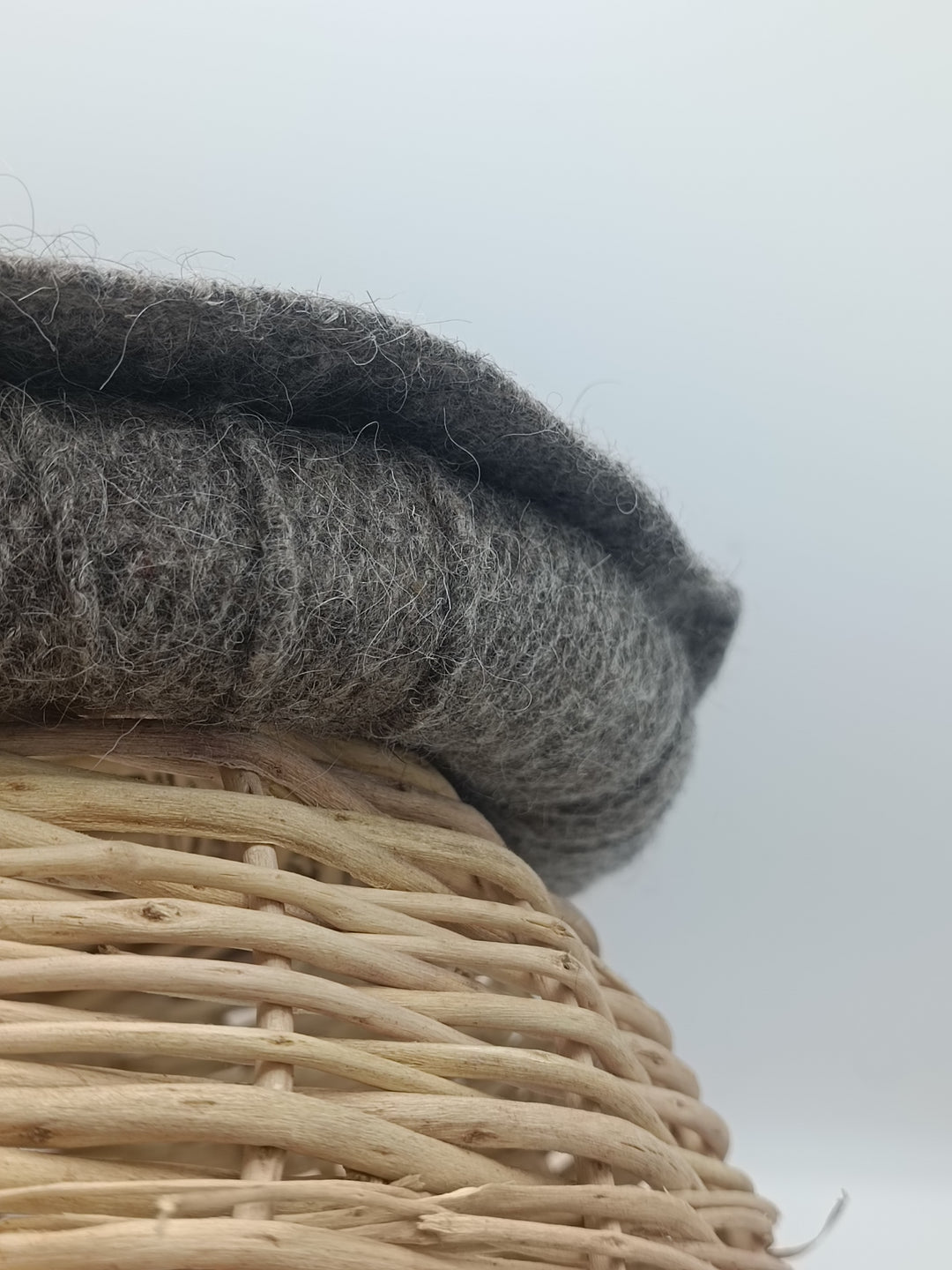 Luxury Hand Made Pure Woolen Dark Gray Chitrali Pakol Cap