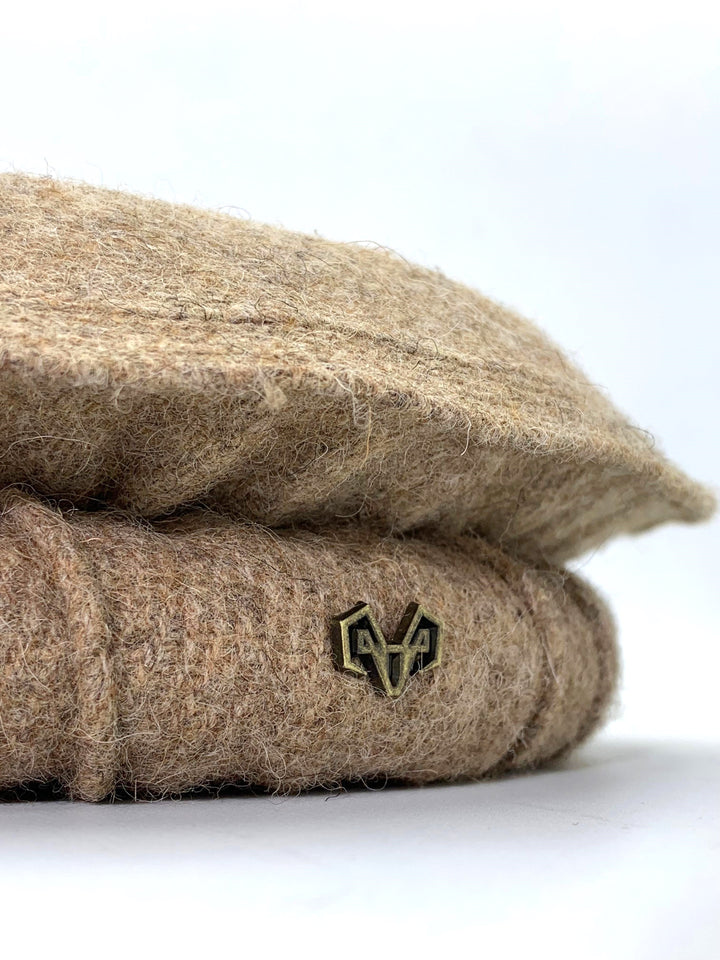 Luxury Hand Made Pure Woolen Mustard Chitrali Pakol Cap