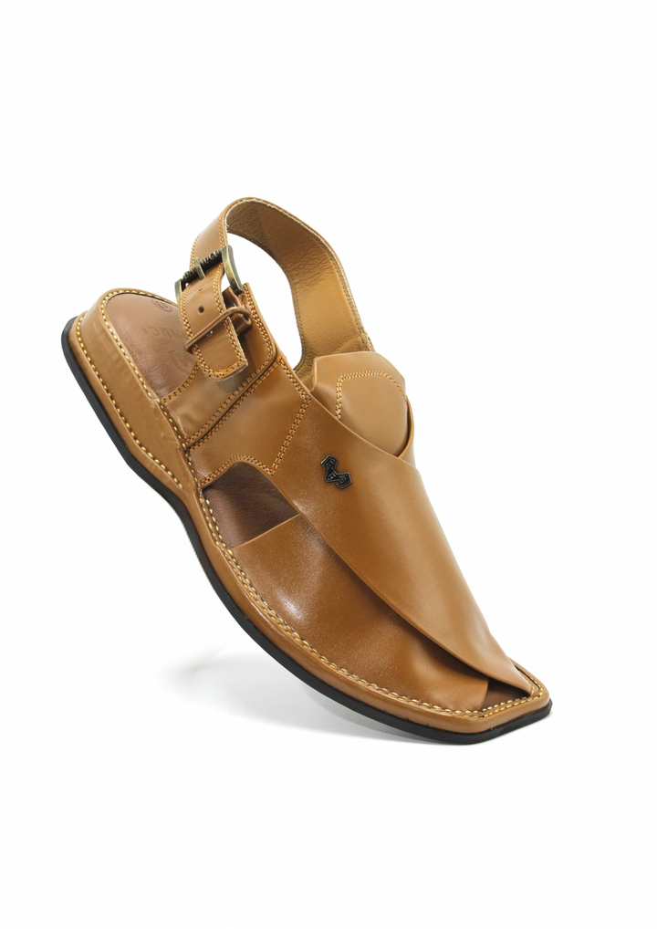 Luxury Tan Coloured Peshawari Chappal