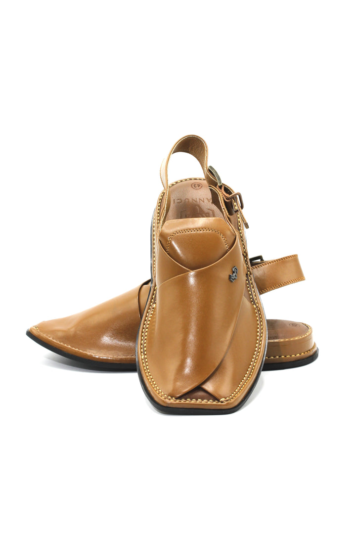 Luxury Tan Coloured Peshawari Chappal