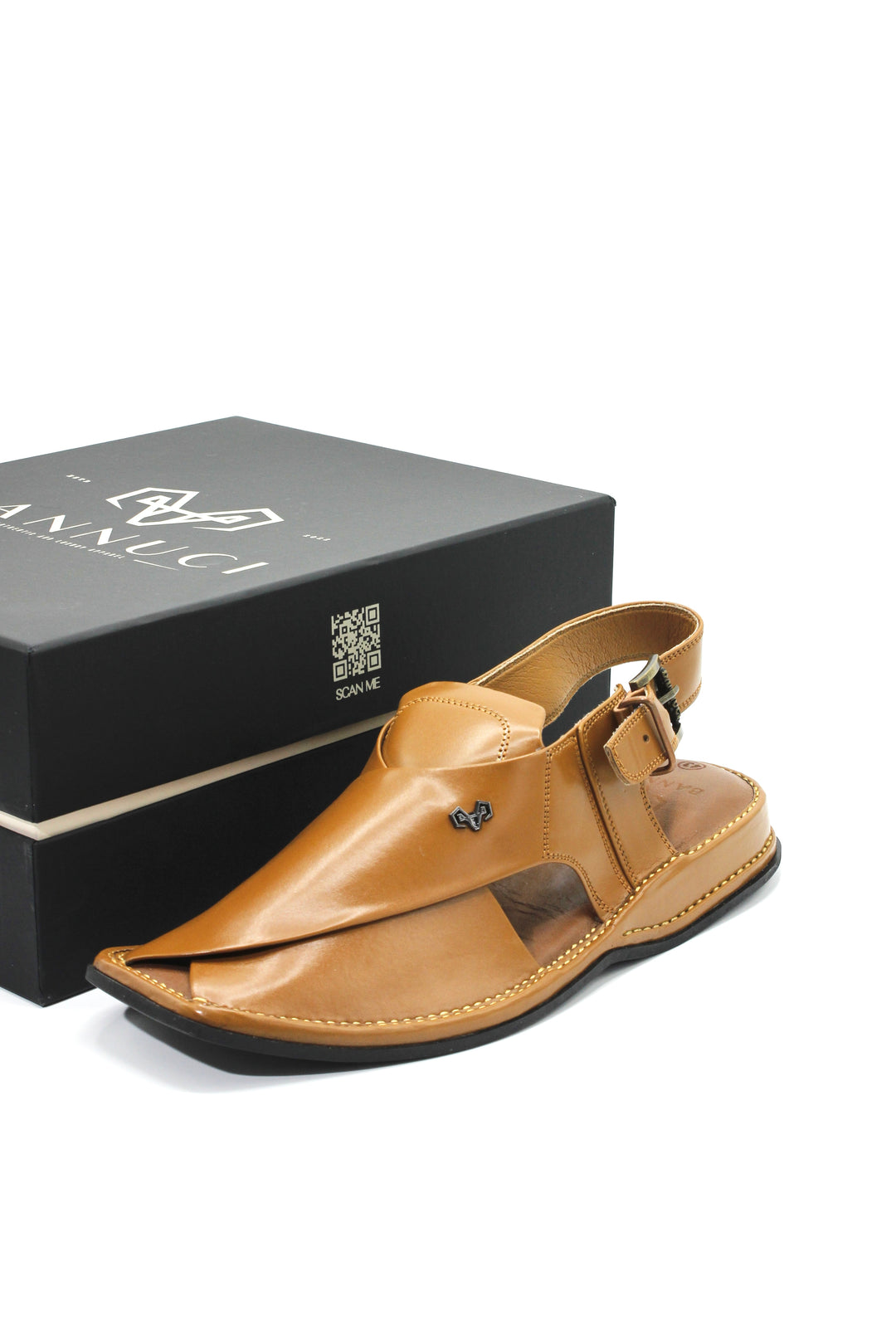 Luxury Tan Coloured Peshawari Chappal