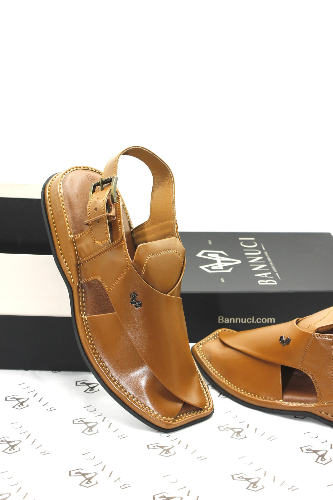 Luxury Tan Coloured Peshawari Chappal