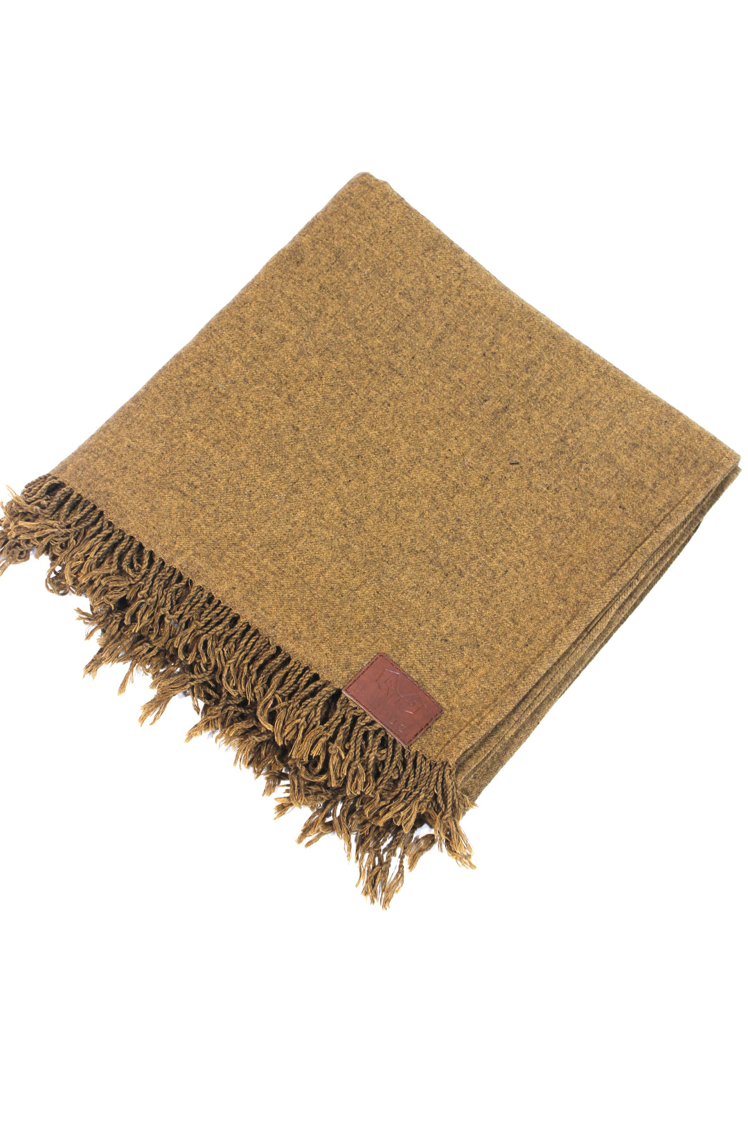 Premium Quality Gold Woolen Blend Shawl