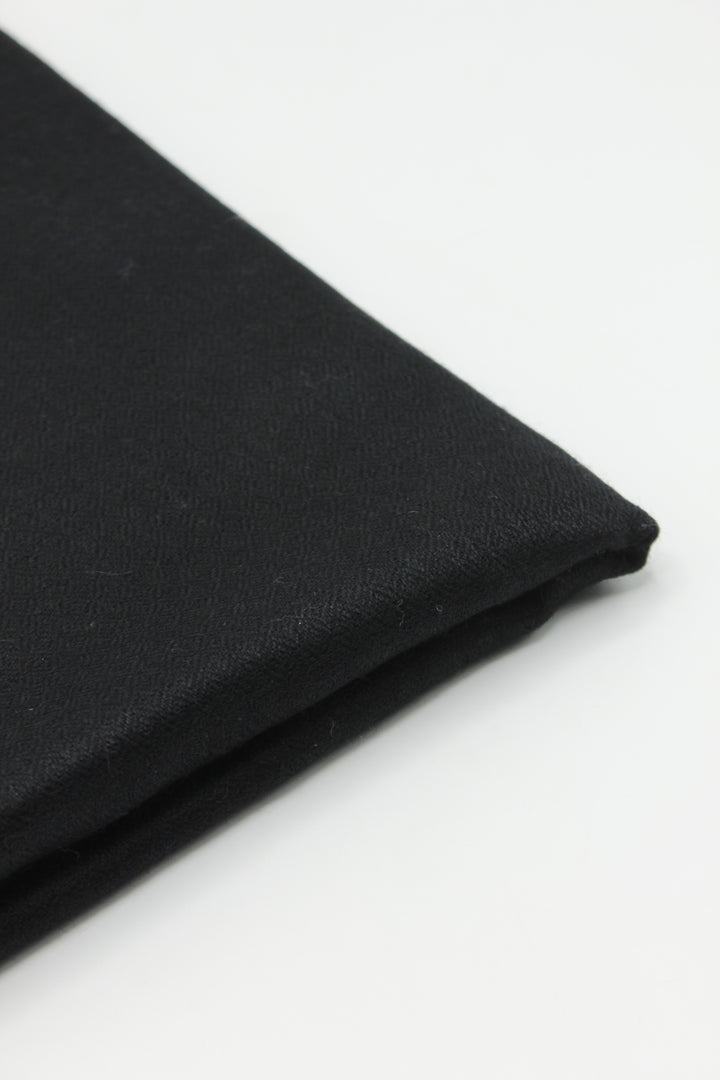 Premium Quality Black Plain Pashmina Cashmere Shawl