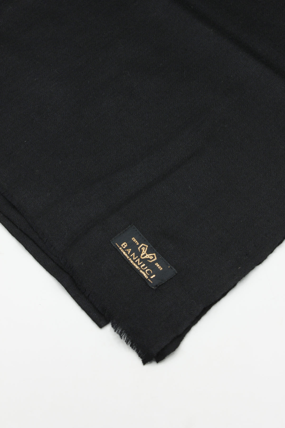 Premium Quality Black Plain Pashmina Cashmere Shawl