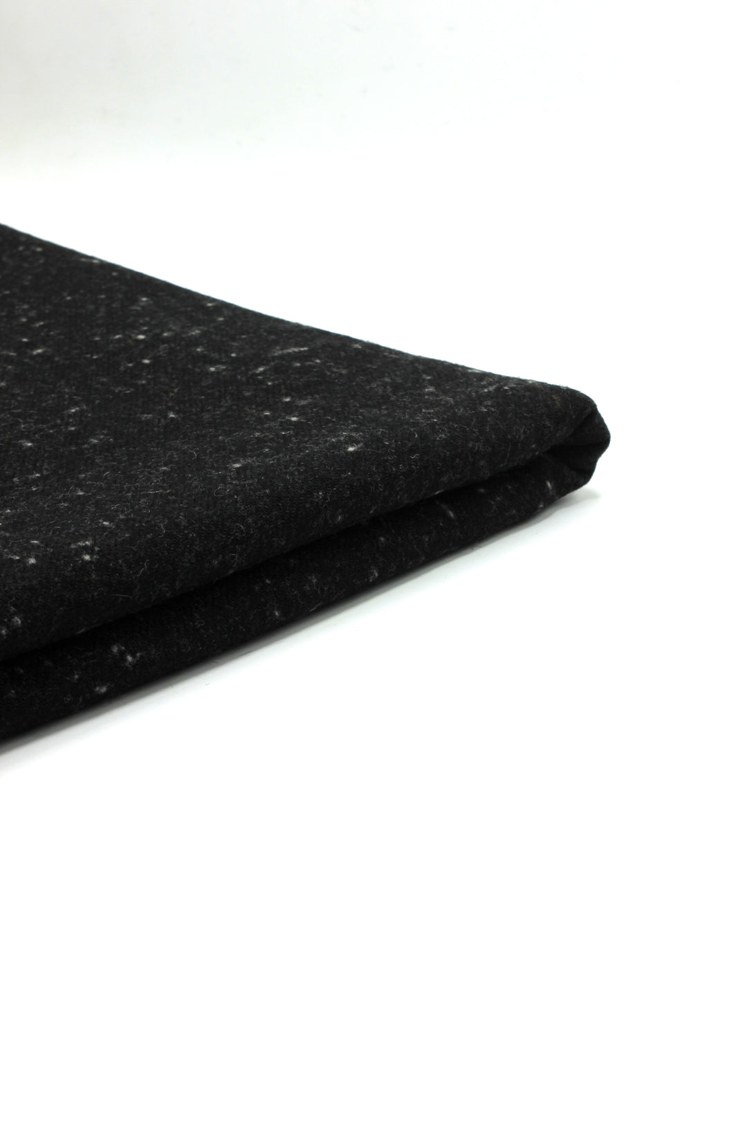 Premium Quality Black White Dotted Woolen Blend Shawl