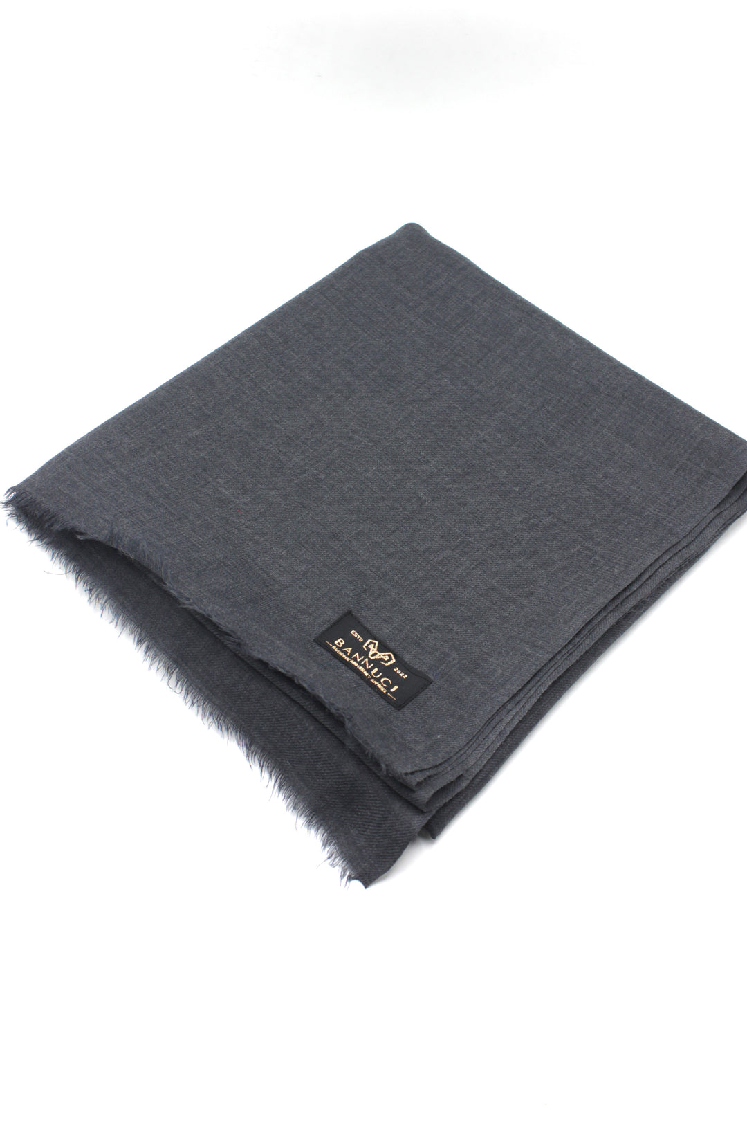 Premium Quality Dark Gray Plain Pashmina Cashmere Shawl