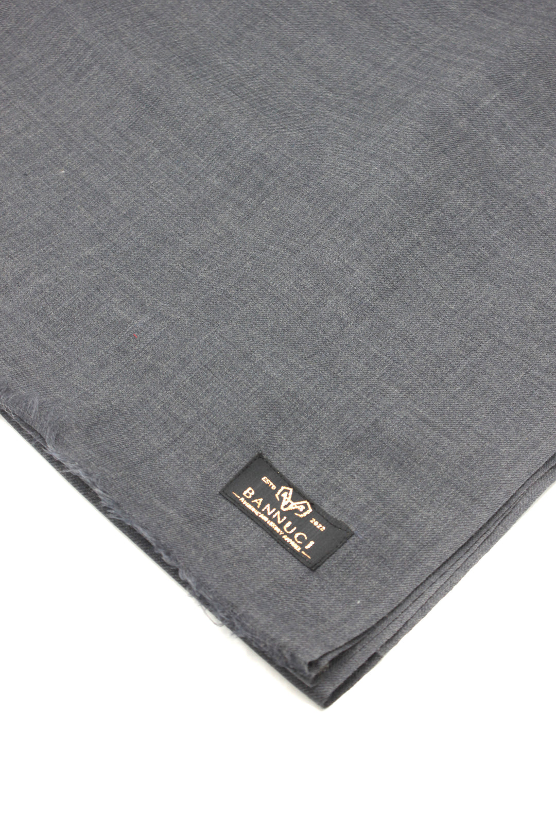 Premium Quality Dark Gray Plain Pashmina Cashmere Shawl