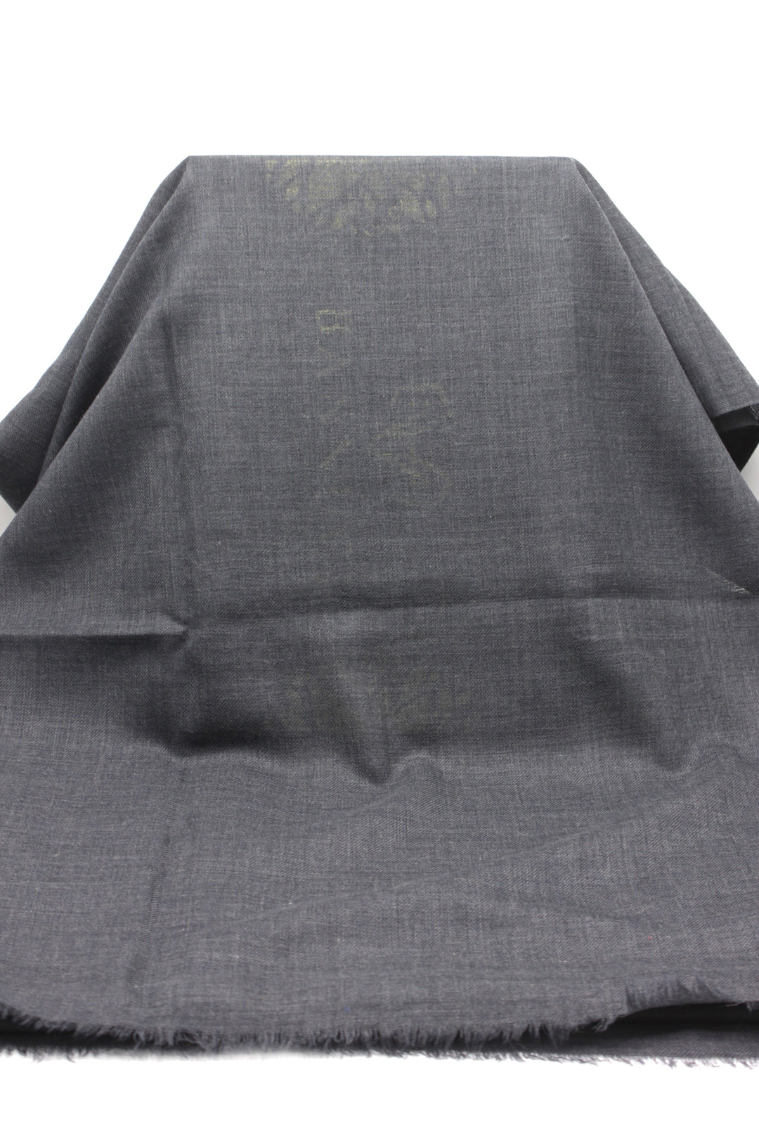 Premium Quality Dark Gray Plain Pashmina Cashmere Shawl