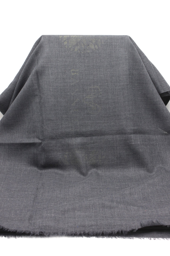 Premium Quality Dark Gray Plain Pashmina Cashmere Shawl