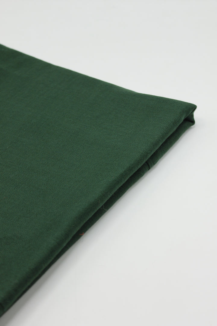 Premium Quality Dark Green Plain Pashmina Cashmere Shawl