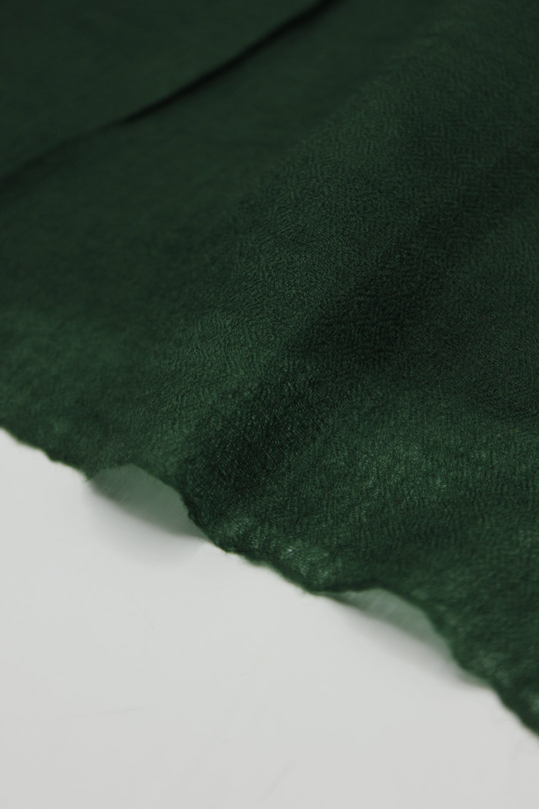 Premium Quality Dark Green Plain Pashmina Cashmere Shawl