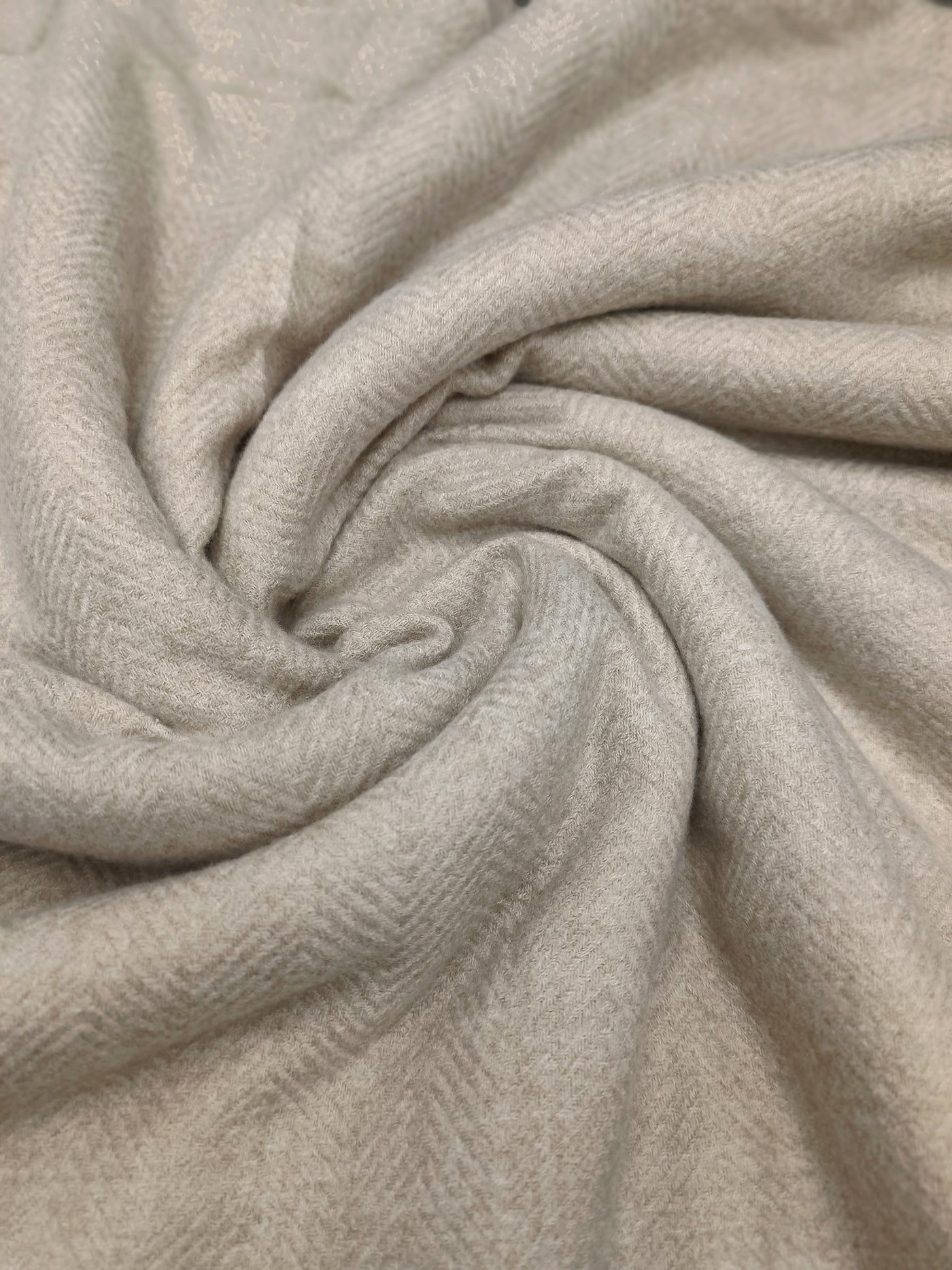 Premium Quality Extremely Soft Beige Color Pashmina Cashmere Shawl for Men