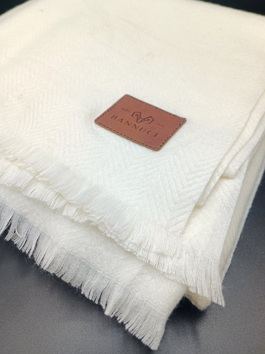 Premium Quality Extremely Soft Off White Pashmina Cashmere Shawl for Men