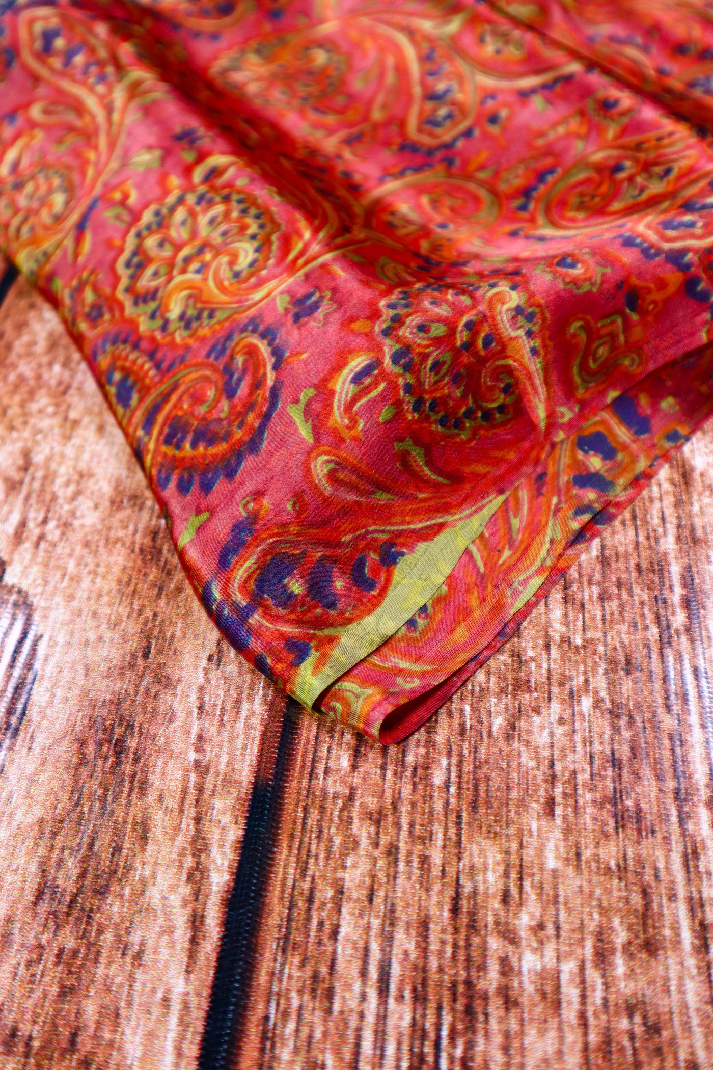 Premium Quality Orange Shamoz Silk Shirt and Dupatta  by Bannuci