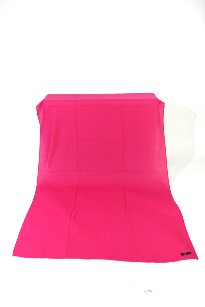 Premium Quality Pink Plain Pashmina Cashmere Shawl