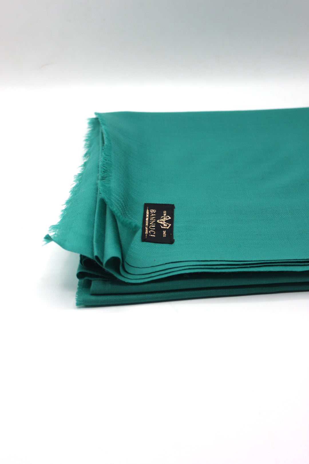 Premium Quality Teal Green Plain Pashmina Cashmere Shawl