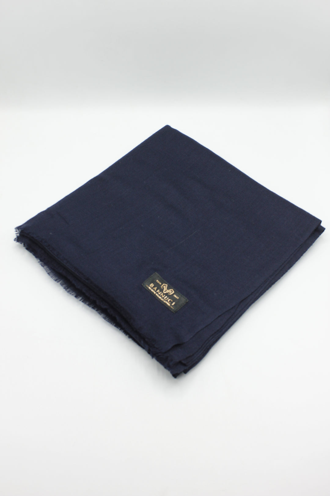 Premium Quality Dark Blue Plain Pashmina Cashmere Shawl