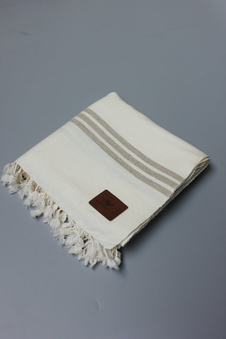 Supreme Quality Off White Woolen Shawl for kids