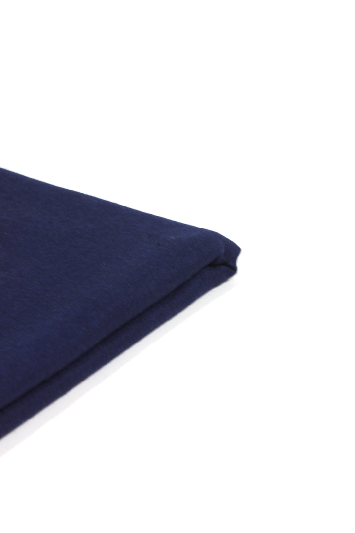 premium quality plain double fiber navy blue pure woolen shawl