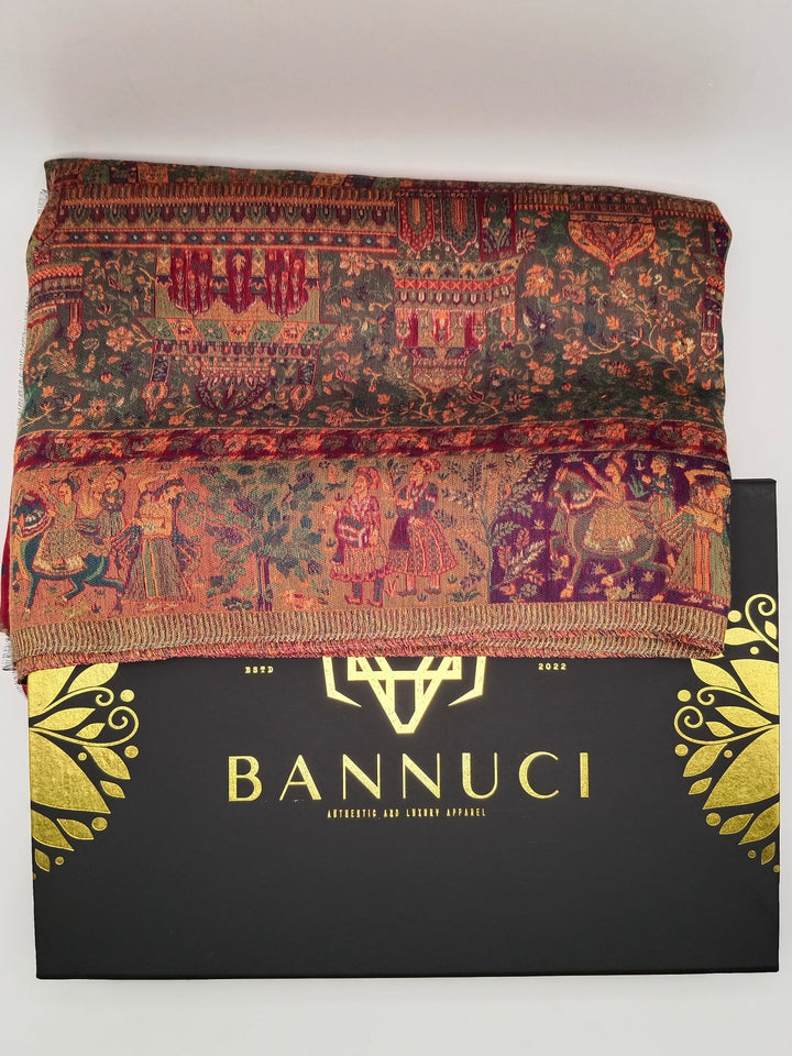Premium Quality Light Weight kani Silk Shawl