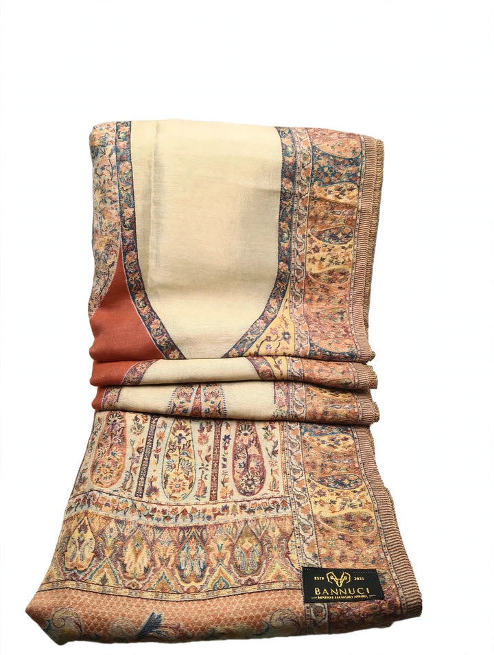 Premium Quality Extremely Soft kani Pashmina Cashmere Shawl