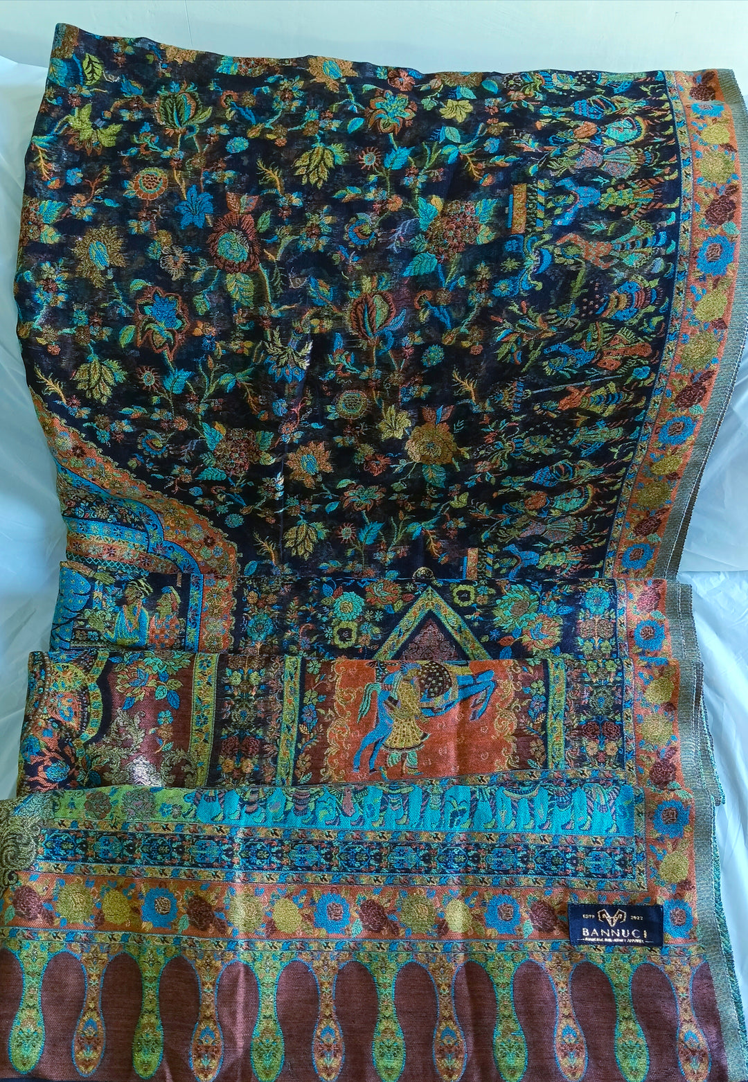 Premium Quality Light Weight Multi Color kani Silk   Shawl