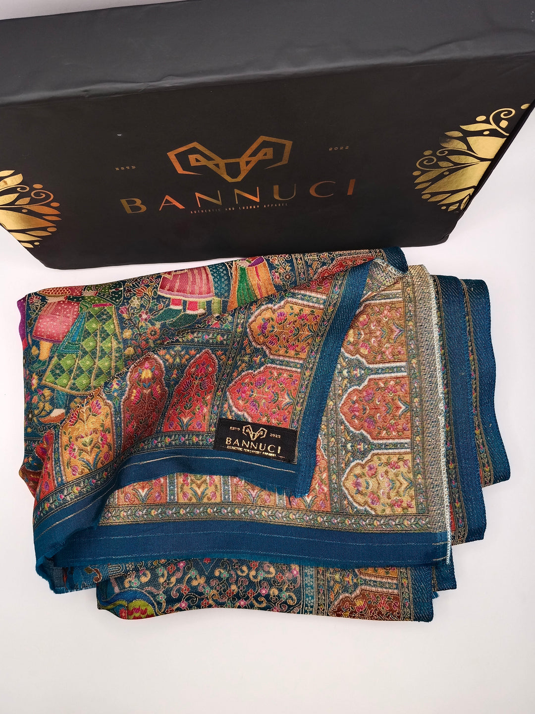 Premium Quality Dark Multi Color kani Pashmina  Shawl