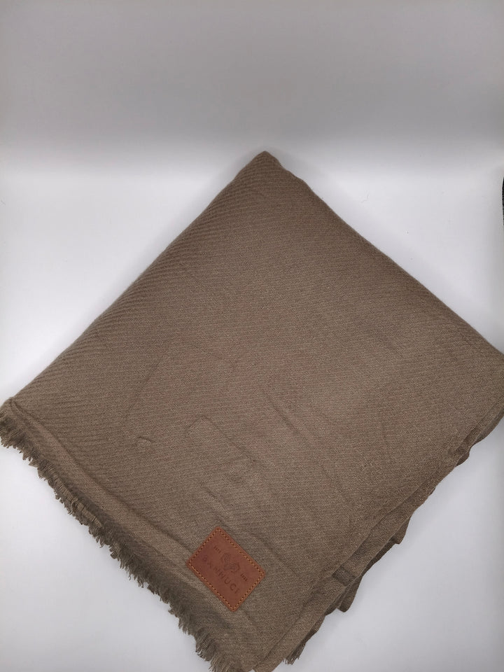 Premium Quality Extremely Soft Clay Colored Pashmina / Cashmere Shawl