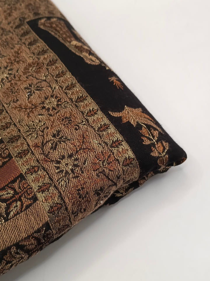Premium Quality  Black Color kani Pashmina  Shawl