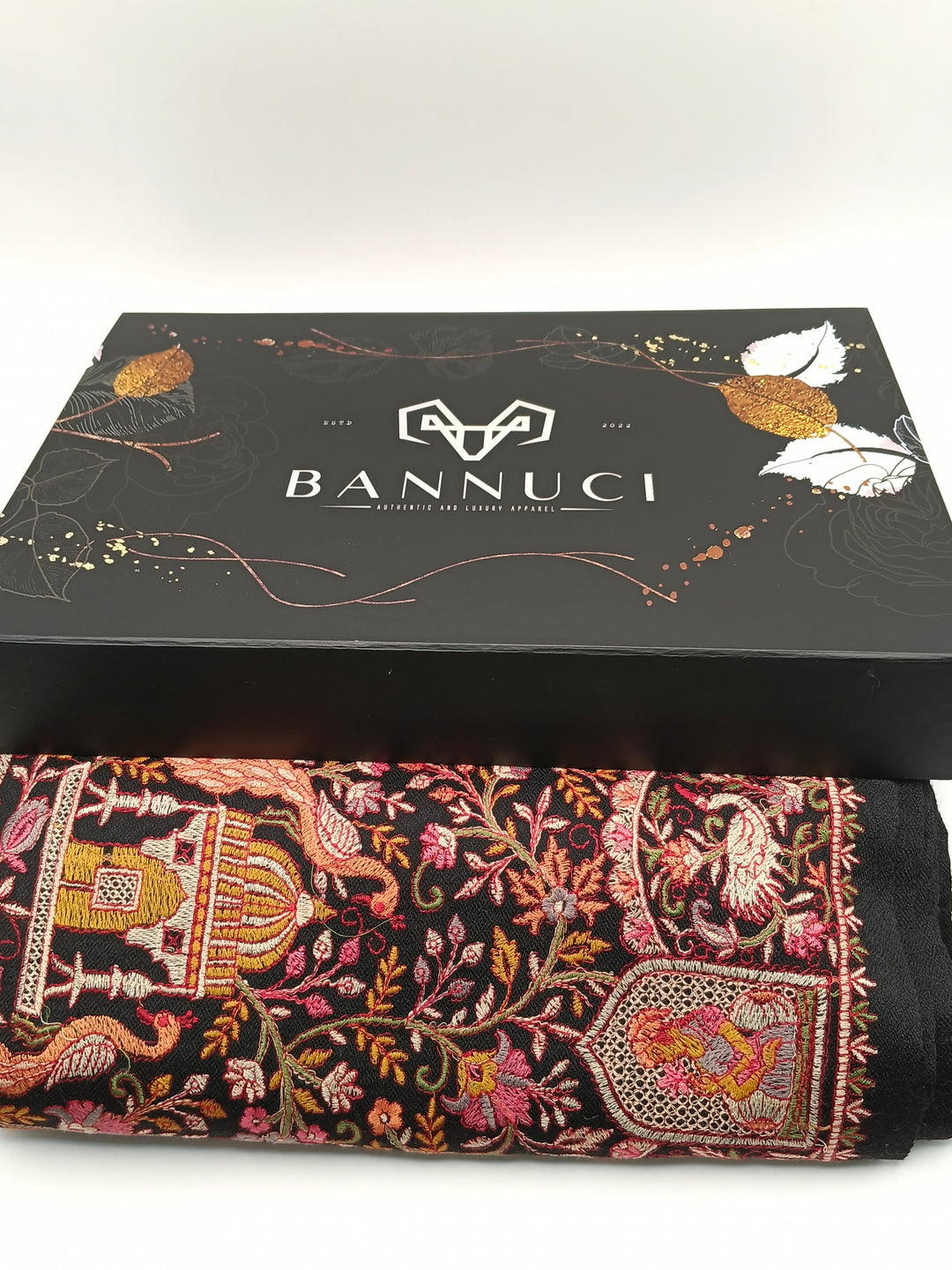 Premium Quality Multicolor Full Jaal Jama Sozni Embroidery Pashmina Shawl