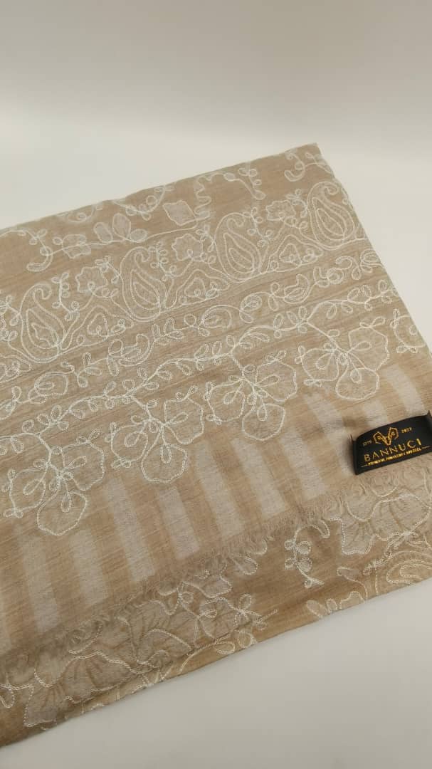 Premium Quality Embroidered Pashmina Cashmere Shawl