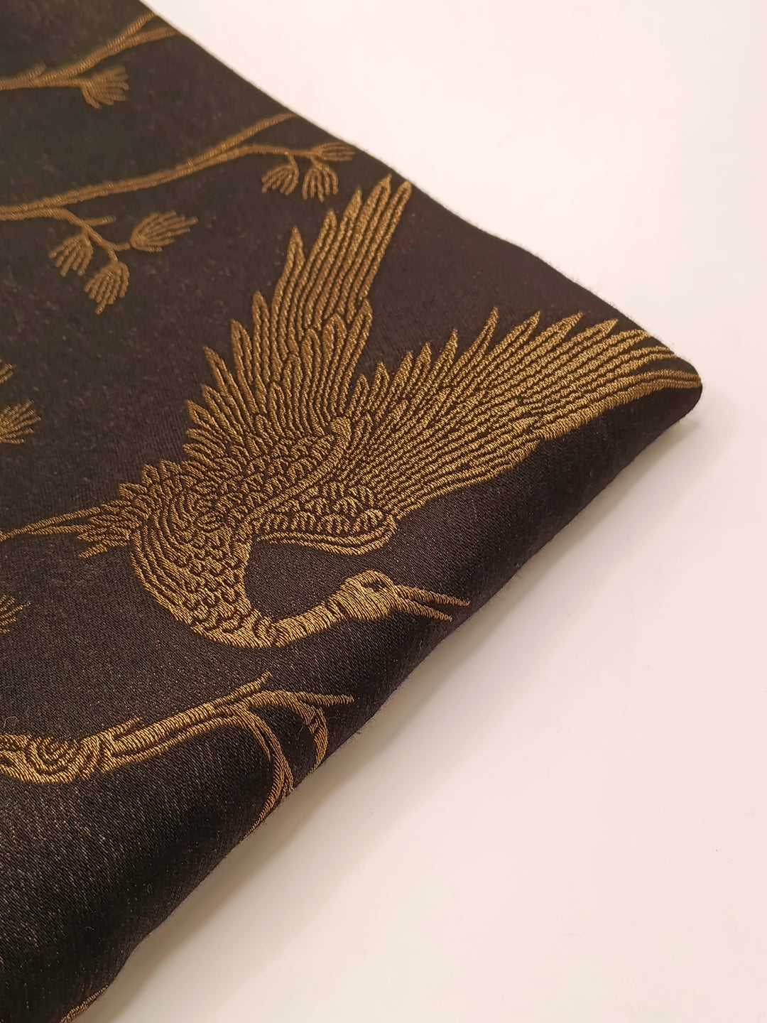 Premium Quality Black And Golden Reversible Moonlight Metallic Weave Shawl