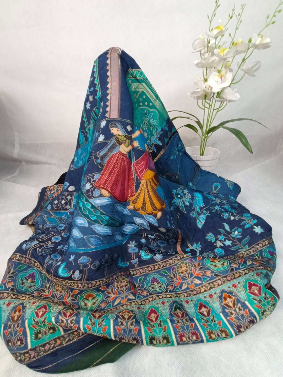 Premium Quality Light Weight kani Silk Shawl