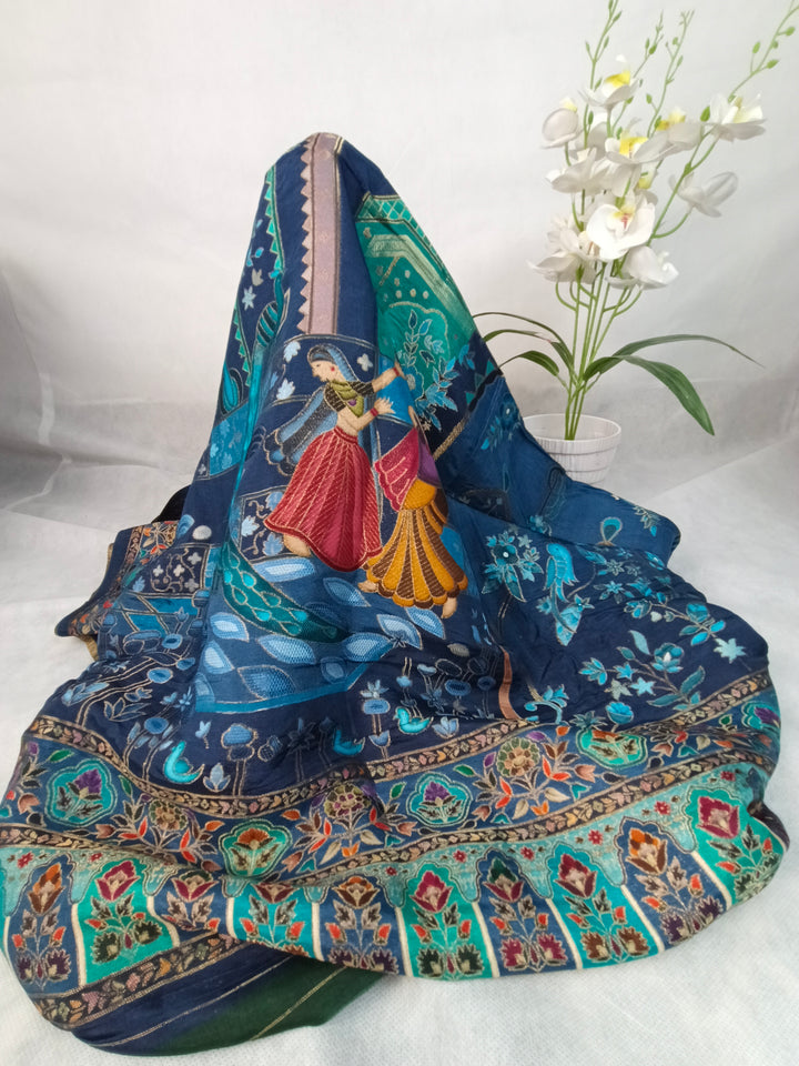Premium Quality Light Weight kani Silk Shawl