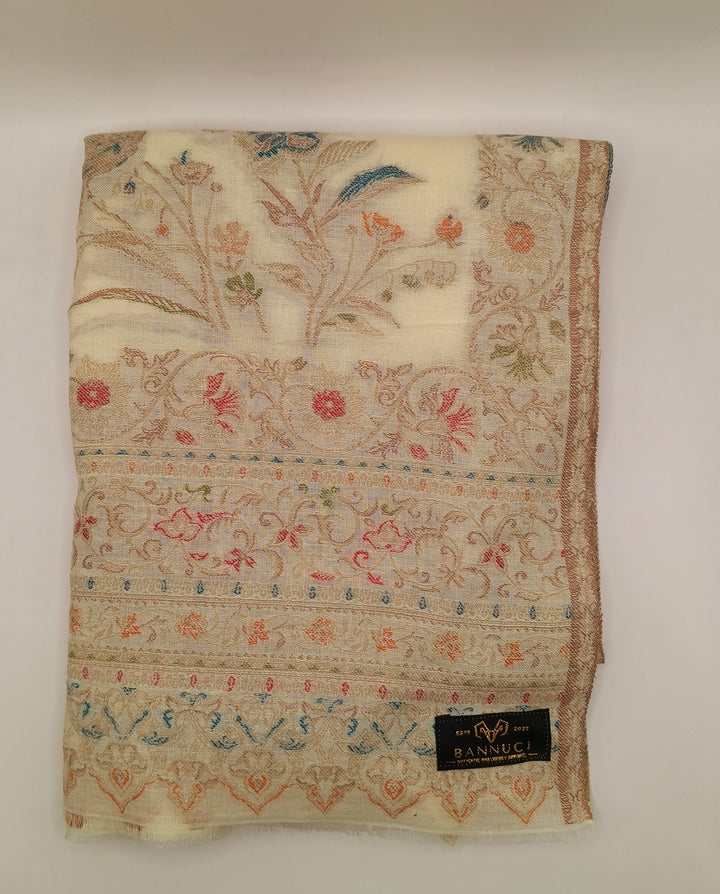 Premium Quality Extremely Soft Kani Shawl With Khadi Pattern