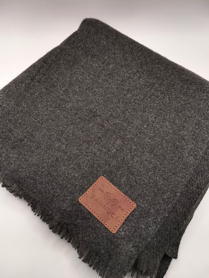 Premium Quality Extremely Soft Dark Gray Pashmina / Cashmere Shawl