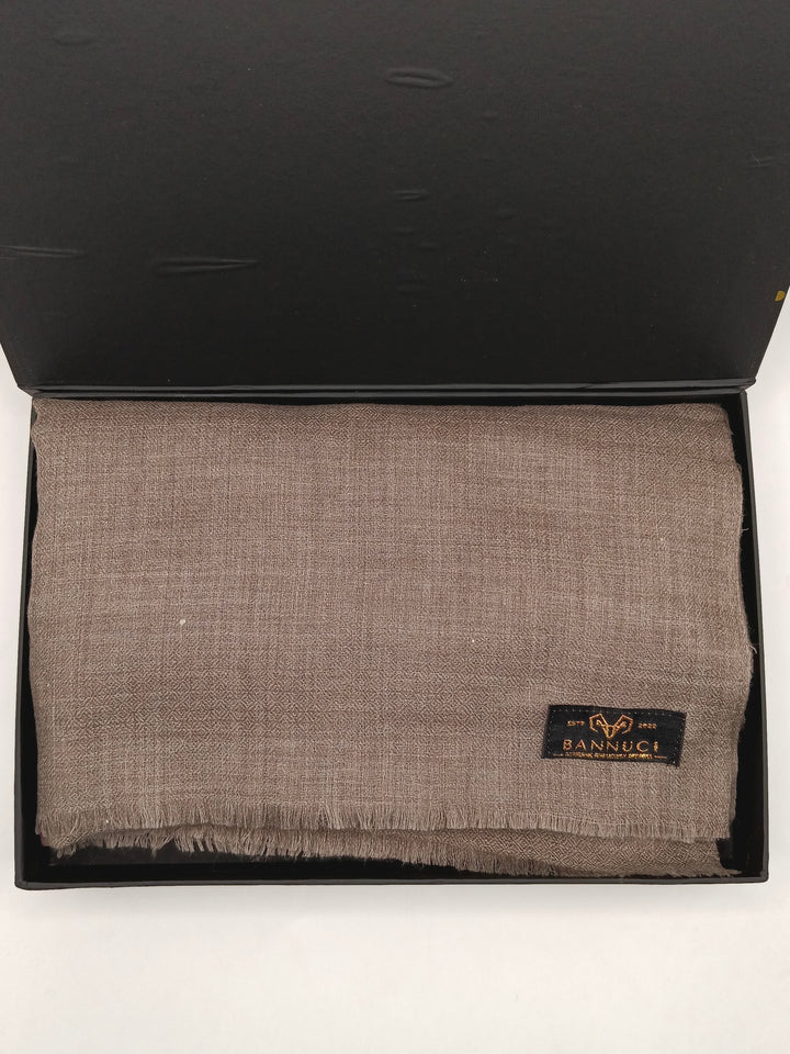 Premium Quality Extremely Soft Pure Toosh Dark Grey Shawl With Chashme Bulbul Design