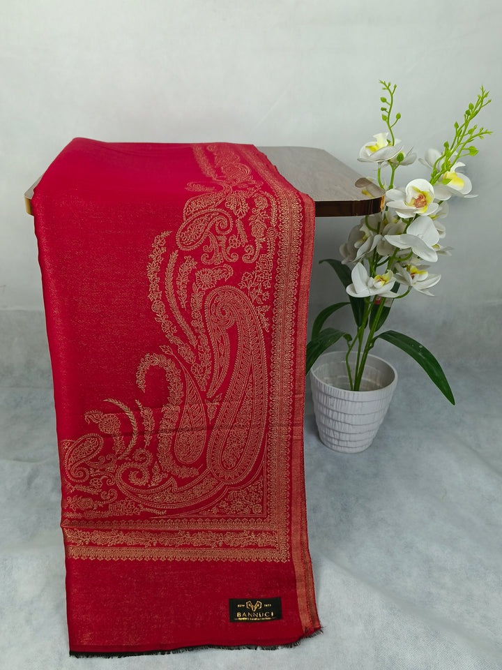 Premium Quality Reversible Moonlight Metallic Weave Shawl
