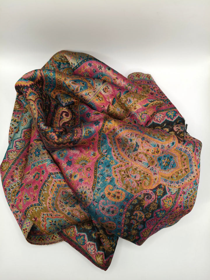 Premium Quality Extremely Soft Pashmina Cashmere Reversible Shawl