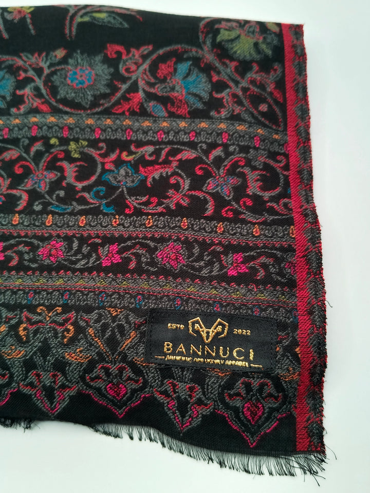 Extremely Soft Pashmina Kani Shawl With Khadi Pattern