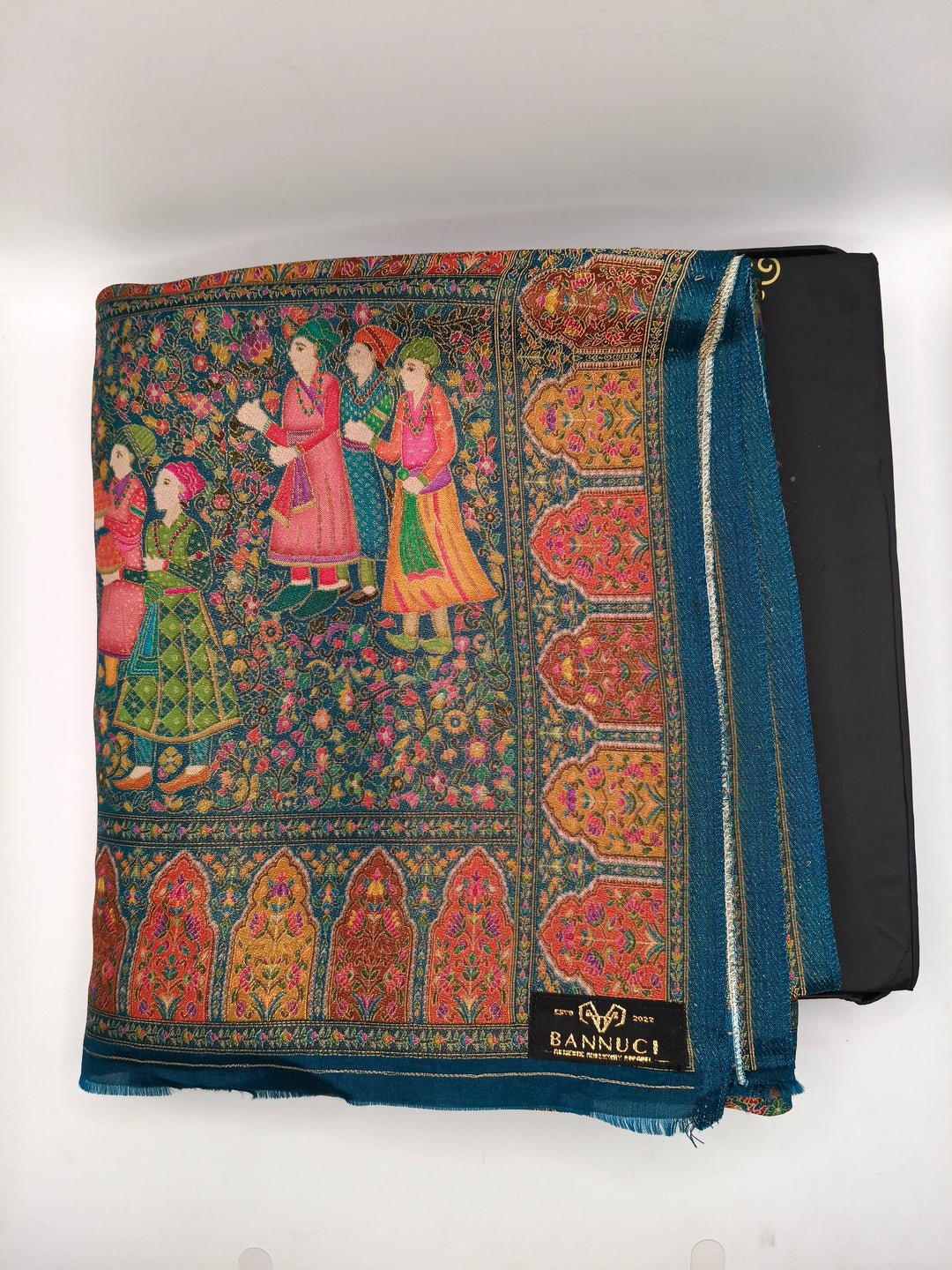 Premium Quality Dark Multi Color kani Pashmina  Shawl