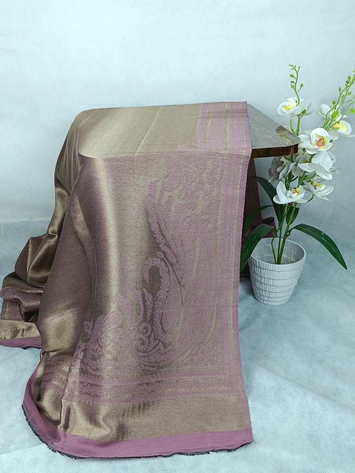 Premium Quality Reversible Moonlight Metallic Weave Shawl