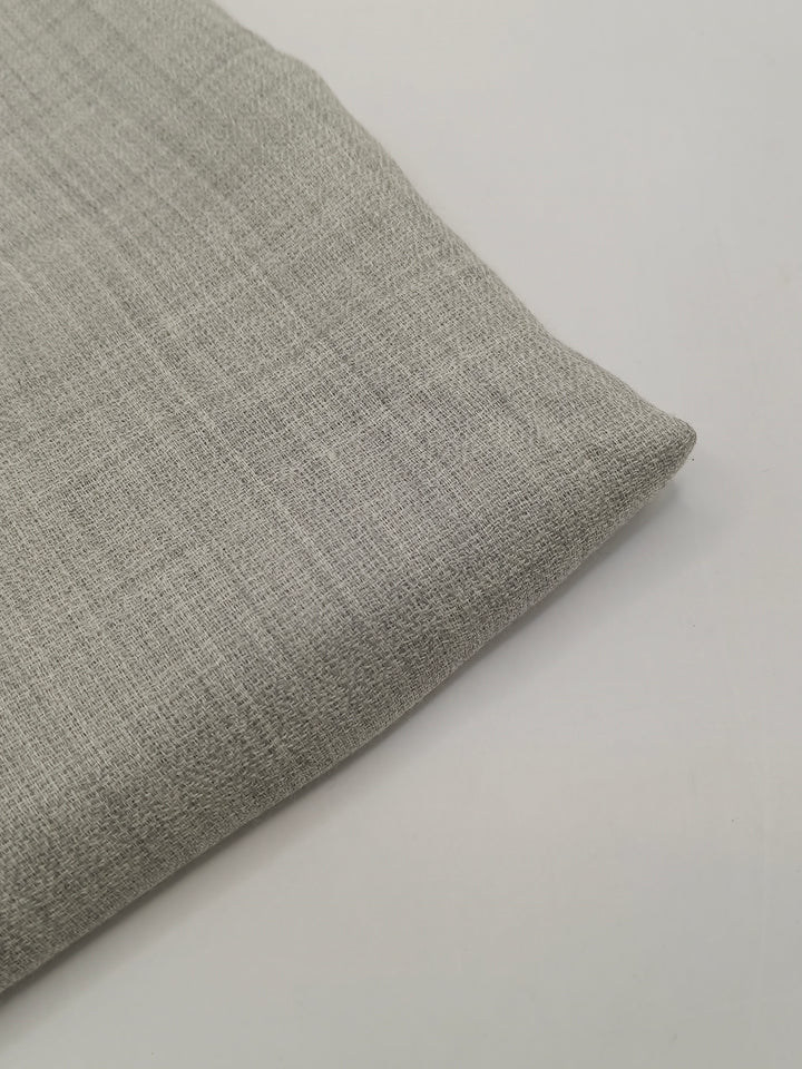 Premium Quality Extremely Soft Pure Toosh Light Grey Shawl With Chashme Bulbul Design