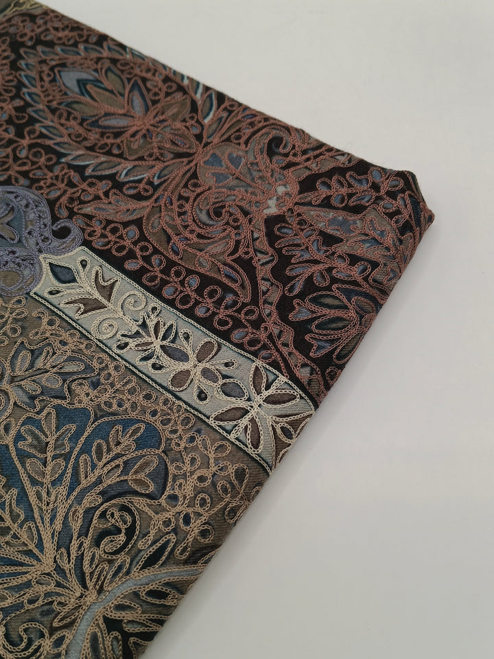 Premium Quality Kalmkar Shawl With Machine Ari Work