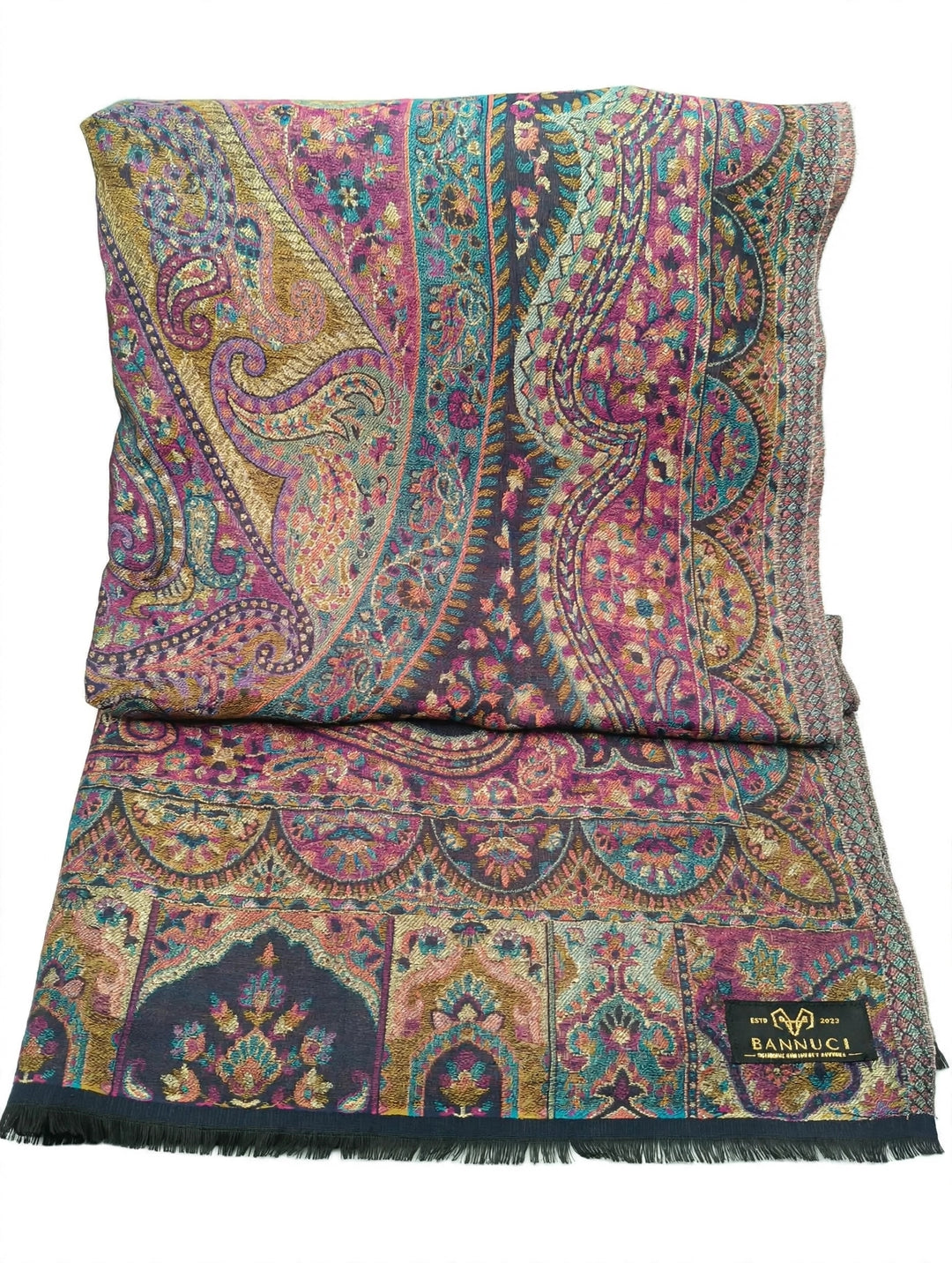 Premium Quality Extremely Soft Pashmina Cashmere Reversible Shawl